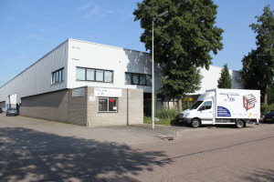 Handelsonderneming de Vos:  magazijn met kantoor